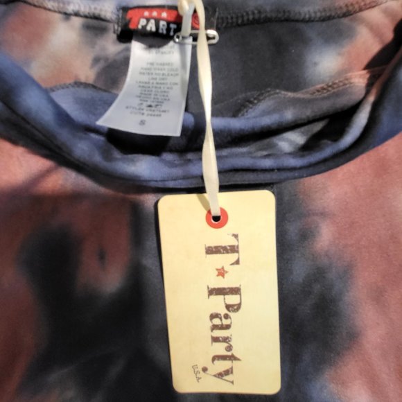 New T Party Tie Dye Flare Leg size Small - Picture 2 of 4